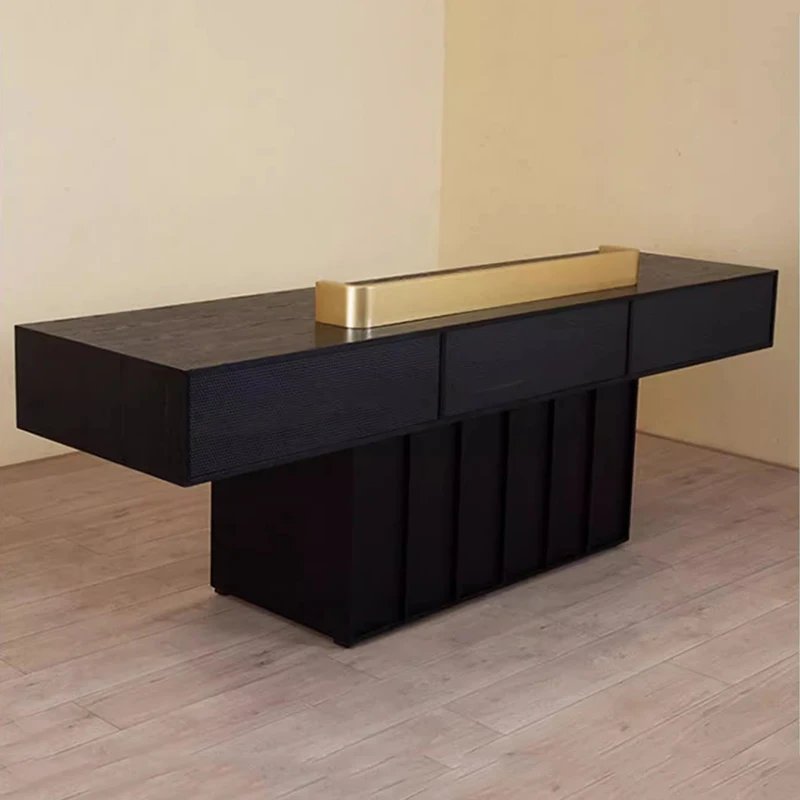 

Lectern Luxury Reception Desk European Executive Consable Reception Desk Modern Garden Mesa De Escritorio Office Desk WJ25XP