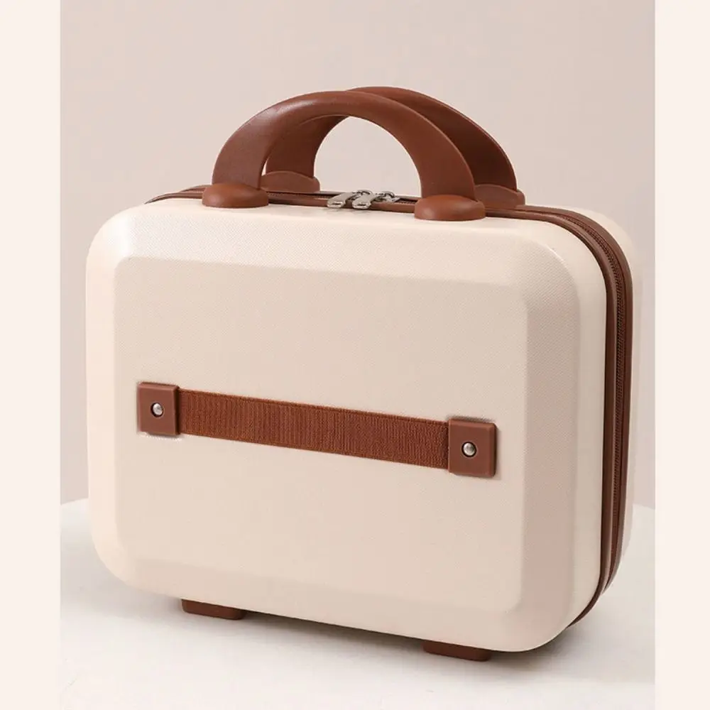 14 inch Mini Travel Suitcase Cosmetic Box Hand Luggage Organizer Case Small Drop resistant Boarding Case With Back elastic band