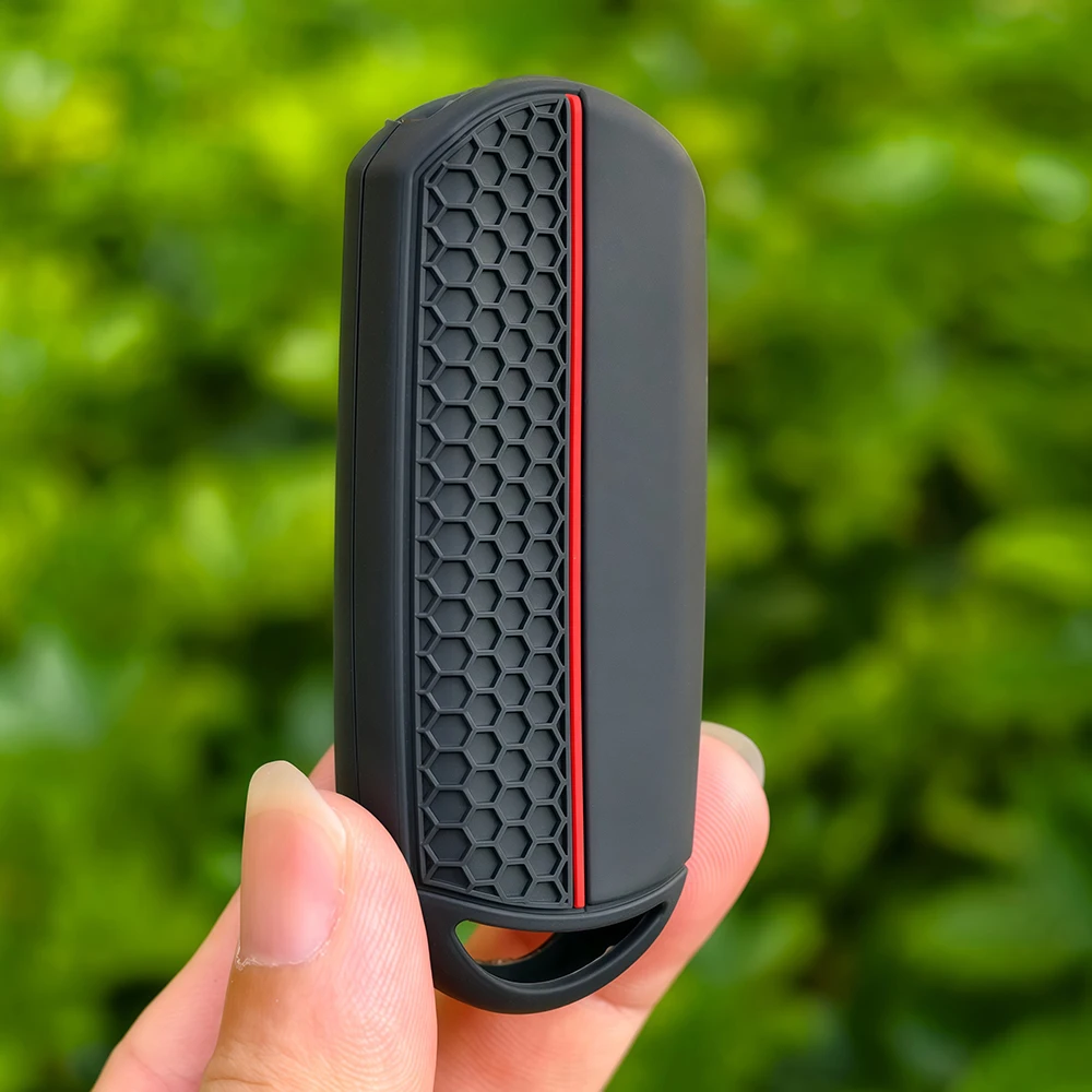Keychain 2 Buttons Silicone Car Key Cover Key Case for Mazda 2 3 6 Axela Atenza CX-5 CX5 CX-3 CX-7 CX8 CX-9 view 4
