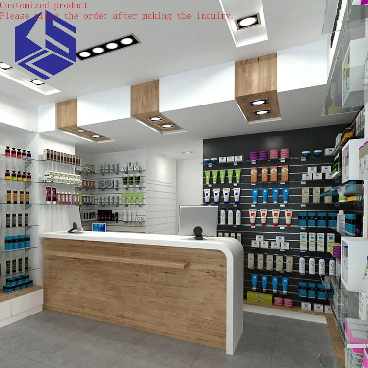 

Custom.Pharmacy Counter Medicine Display Rack for Sale - Suitable for Contemporary Retail Display