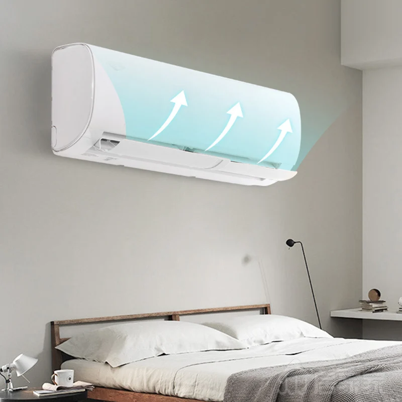 Air Conditioner Windshield Cold Wind Deflector Retractable Baffle For Home Office Hotel With Lock Rope For Easy Fixing