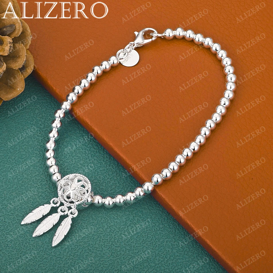 925 Sterling Silver Bracelet Dream Catcher Beads Bracelets for Women Fashion Wedding Party Fine Jewelry Gifts