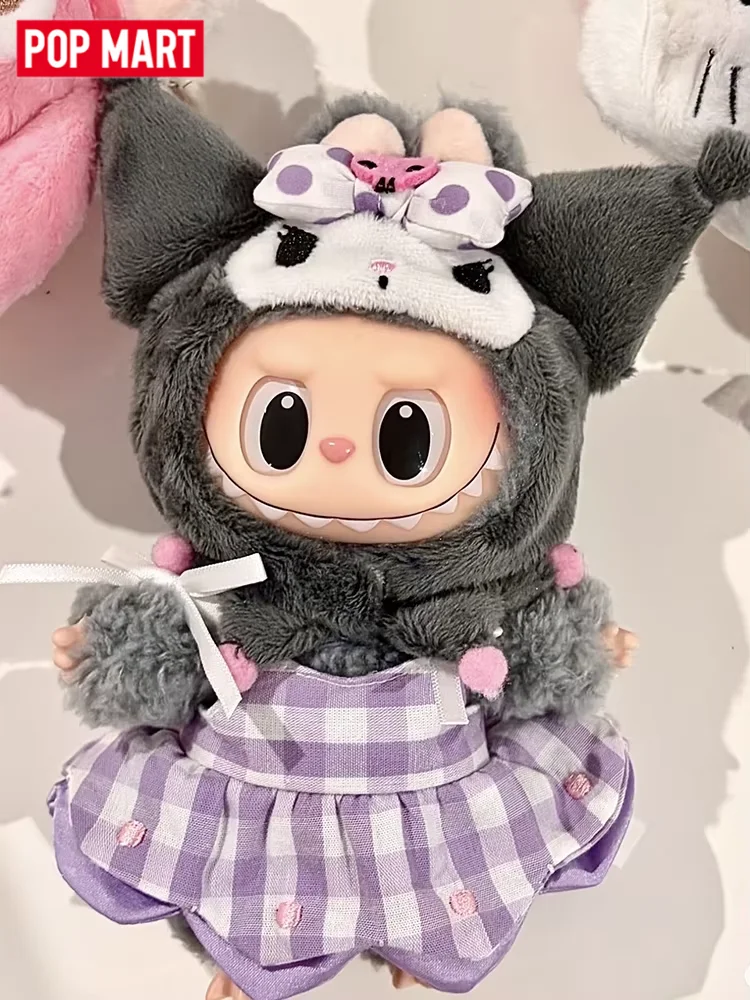 

POP MART LABUBU THE MONSTERS Sanrio Series: Виниловые плюшевые фигурки в закрытой упаковке (оригинальный бокс-сюрприз), коллекционные игрушки, аниме-фигурки для рабочего стола