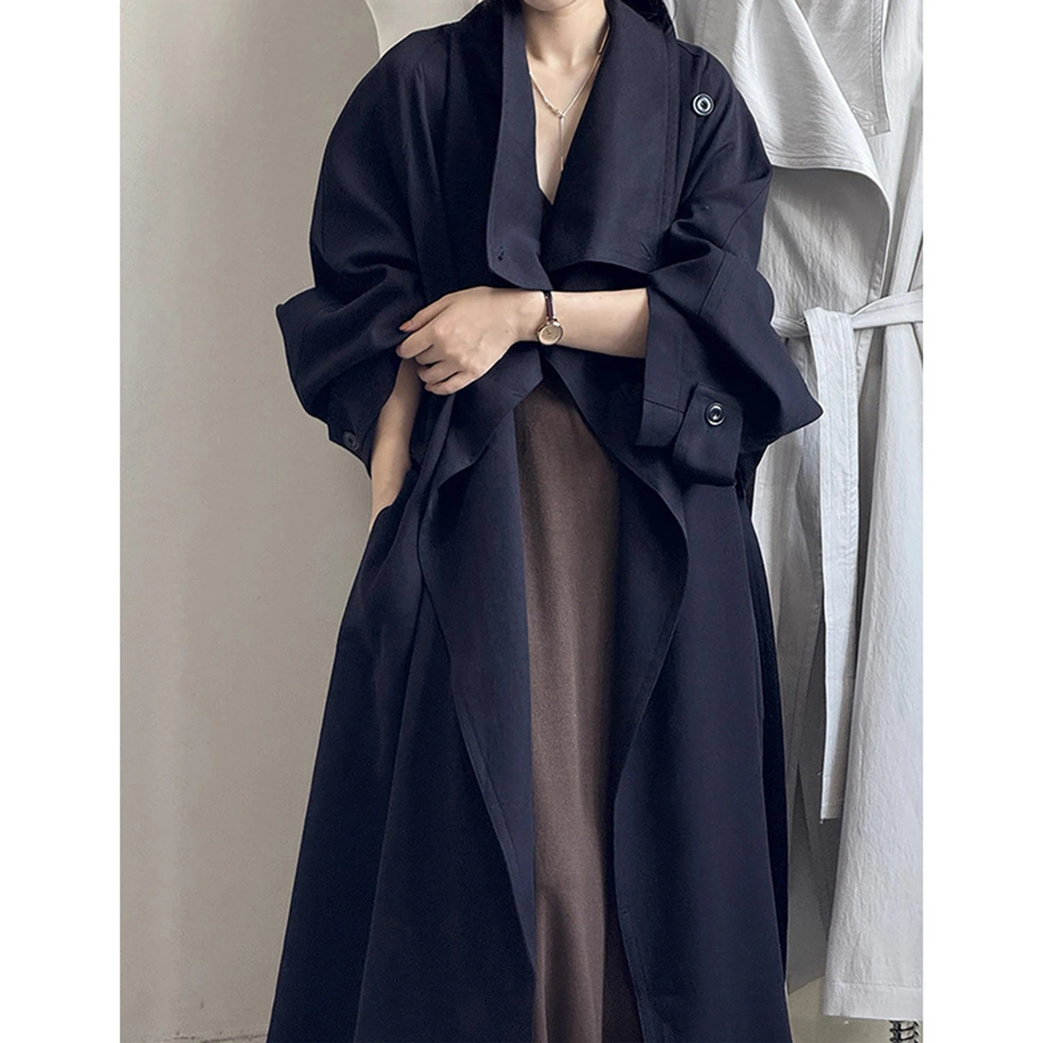 Casaco Longo Feminino Allingen - Women'S Fashion Long Coat avaliação e preço