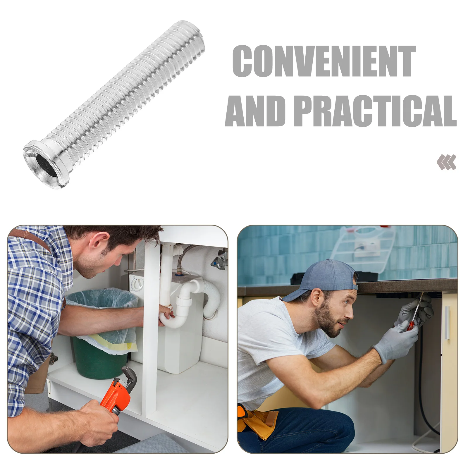 Long Screw Kitchen Sink Basket Strainer Drain Filter Replacement Hole Extended Durable Wash Basin