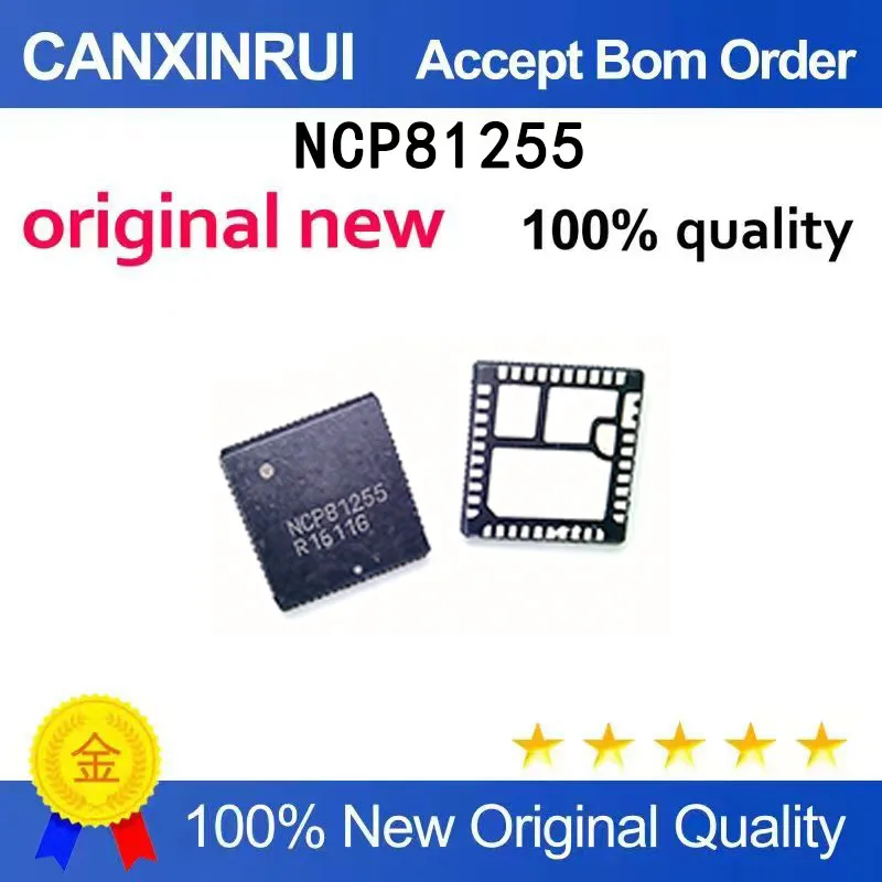 

(5-100 pieces)NCP81255 NCP81255MNTXG QFN brand new in stock