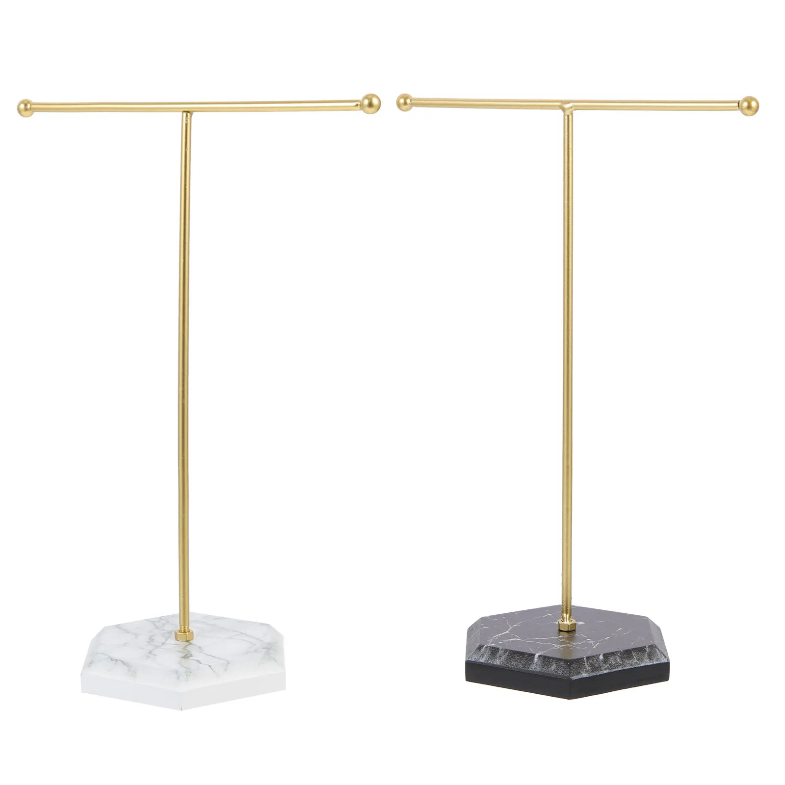 

2 Pcs Jewelry Display Rack T shape for Necklace Earring ganizer Storage Solution Lightweight Large Capacity Home