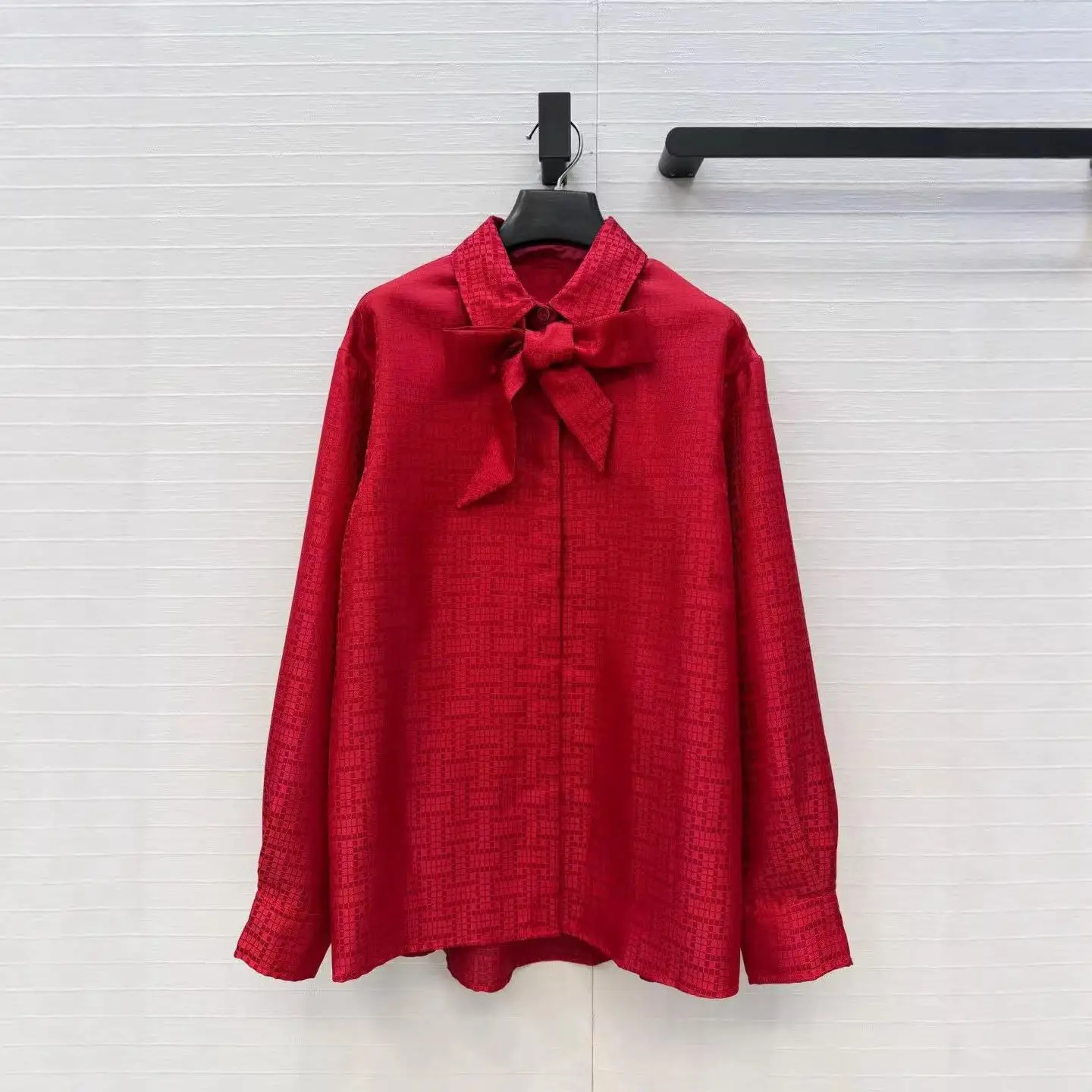 

Fashionable Casual South Oil Shirt Autumn Winter New Arrival Elegant Versatile Floral Embroidery Women's Long Sleeve Blouse