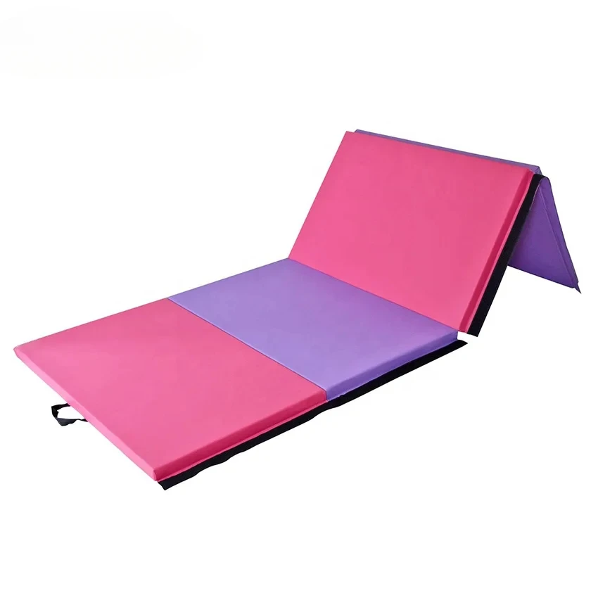 gymnastics horizontal bar with folding mat