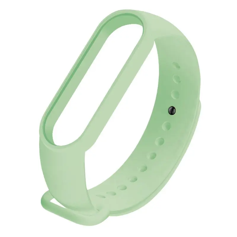 Pulseira silicone à prova d'água Cinto para pulseira inteligente Band 5 respirável