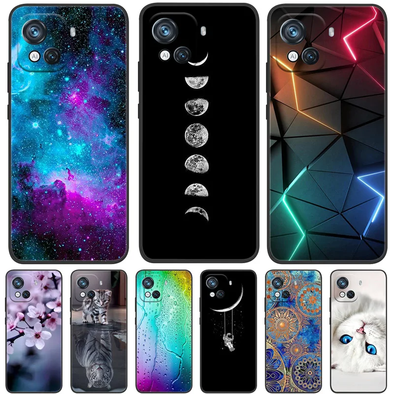 Dla Blackview Oscal C80 Etui Wstrząsoodporne Silikonowe Miękkie TPU Funda Etui Dla Blackview Oscal C80 Cover Marble Coque OscalC80 C 80