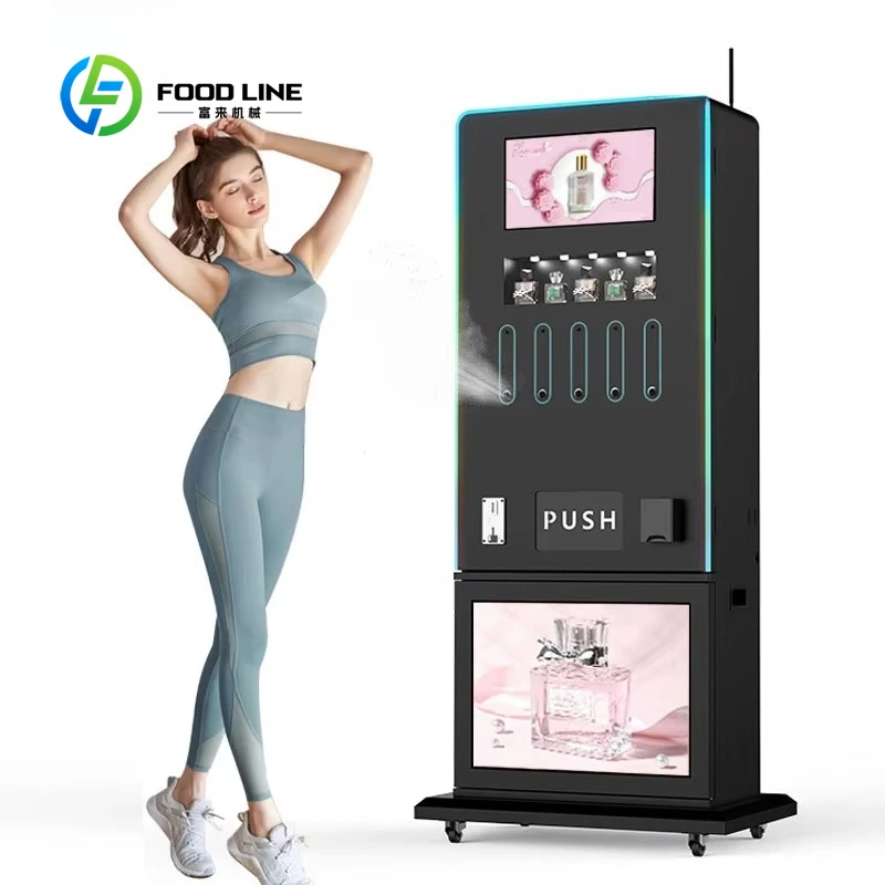 

Custom Commercial LED Light Perfume Vending Machine Bar Use Multi Fragrance Self-service Vending Dispenser, MOQ:3pcs