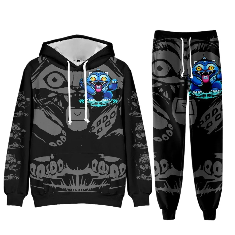 

Толстовка с 3D принтом KPop Demon Hunters, толстовки и спортивные штаны для мальчиков и девочек, новинка 2025 года, одежда