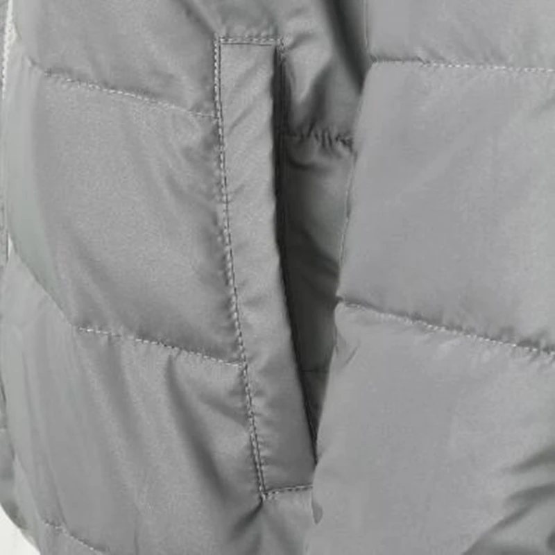 Drop Shipping Reflective Winter Jacket Men Women Warm Coat Casual Parka Detachable Hooded Jackets Night Road Safety Outerwear