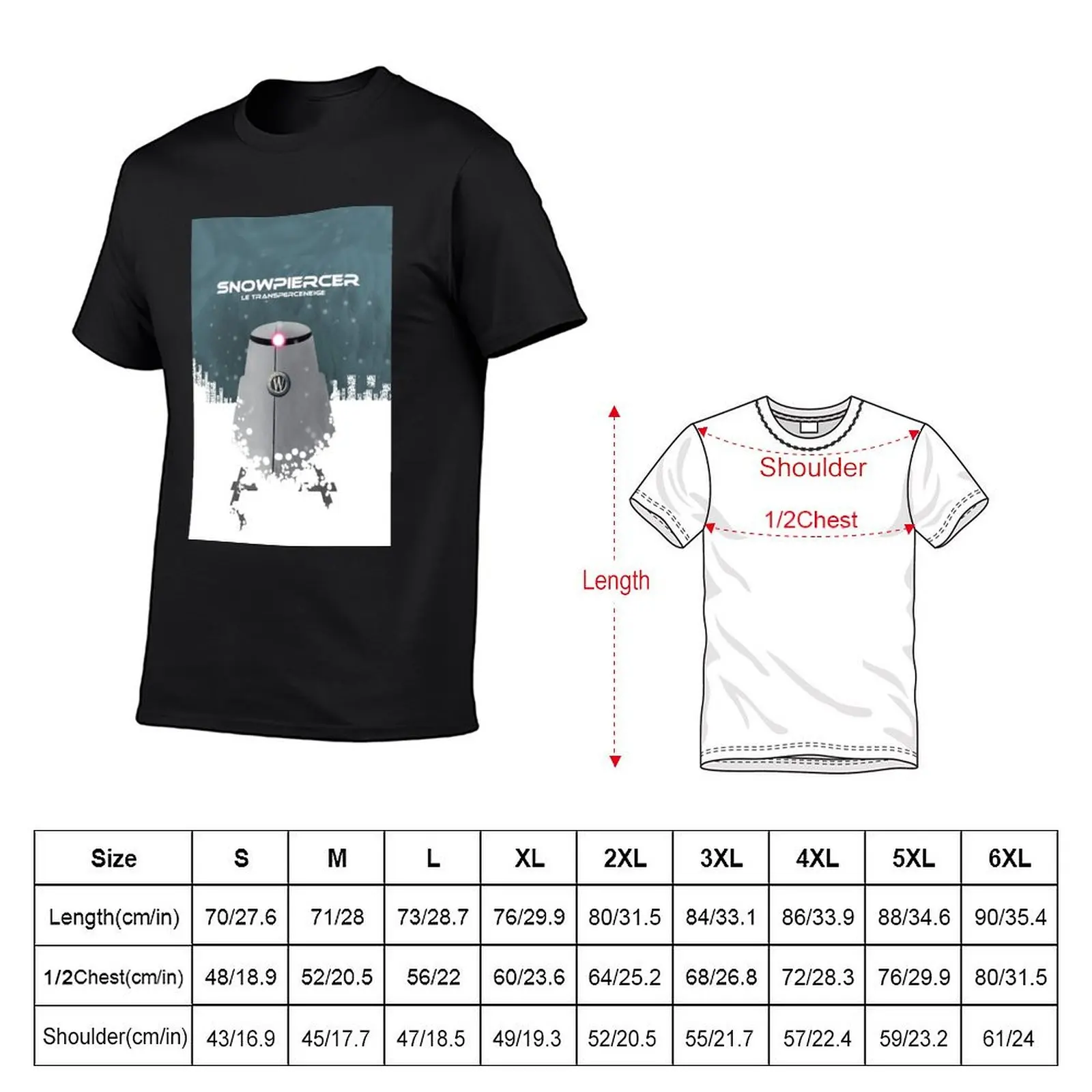 Snowpiercer le transperceneige T-Shirt vintage anime shirt oversized plain men workout shirt