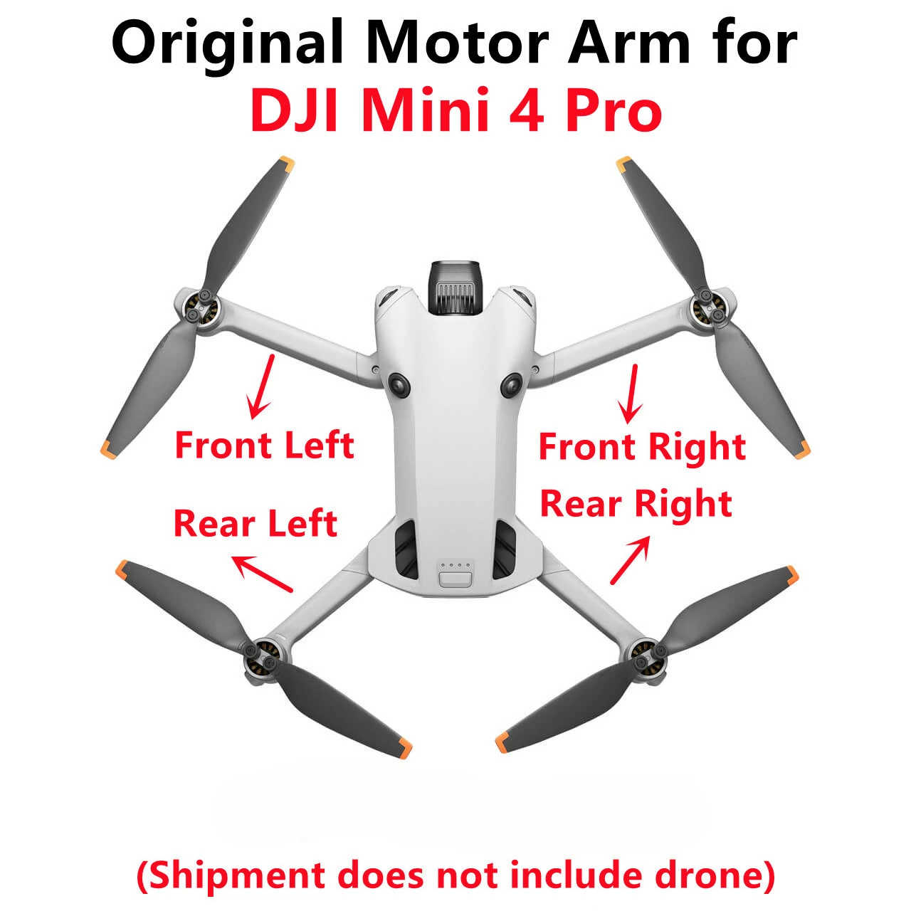 

Mini4pro левый передний правый передний левый задний правый задний рычаг для DJI Mini 4Pro, оригинальные аксессуары для кузова