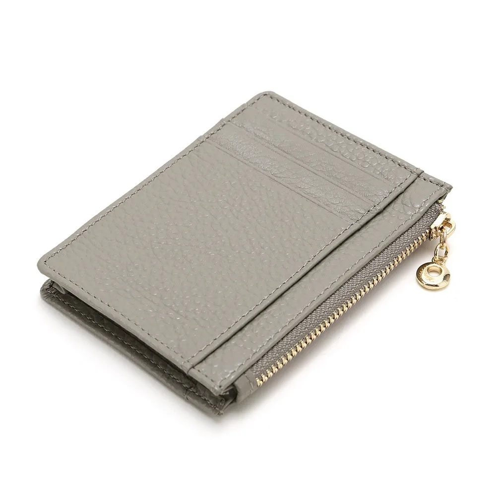

Solid Color Large Capacity Cowboy Short Wallet Multi-function Simple Cowhide Card Holder Luxury Genuine Leather Purse Men Women
