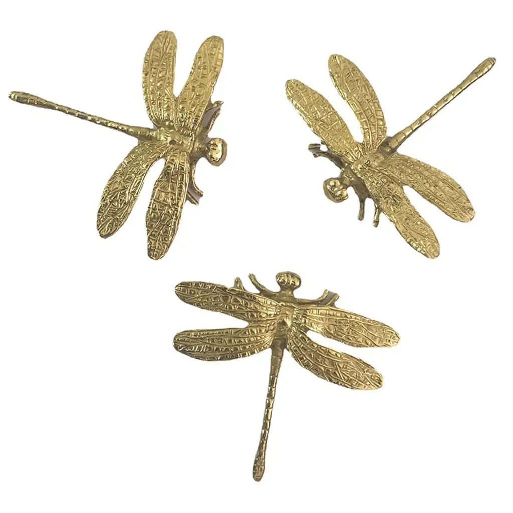 2–3 Stück Libelle Messing Möbelgriffe Knöpfe Hardware