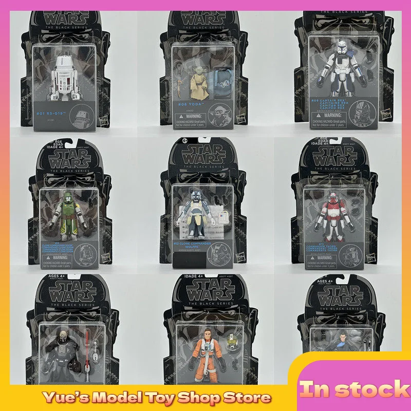 【在庫あり】アクションフィギュア-ハスブロ-ハスブロ-スターウォーズ-ブラックボックス-ヨーダ-r5-g19-ロボットパイロット-ウルフ-クローン-アニメ-モデル-おもちゃ-コレクション-ギフト