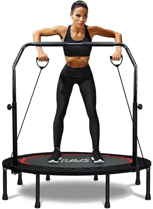 

Mini Trampoline for Kids Adults 40"/48" Foldable Fitness Rebounder Kids Trampoline