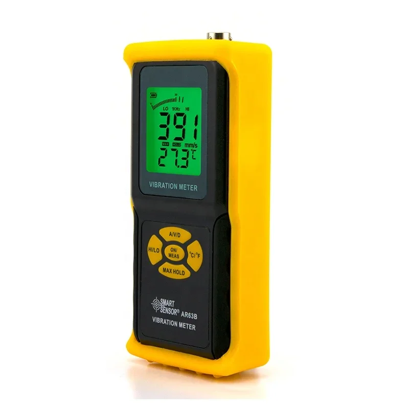 New Smart Sensor AR63B Vibration Meter Digital High Precision Tester Vibrometer Acceleration Displacement Analyzer