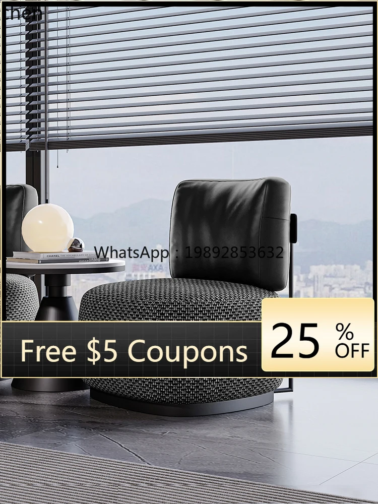 

ii minimalist single sofa chair balcony hotel homestay negotiation one table two chairs leisure single chair