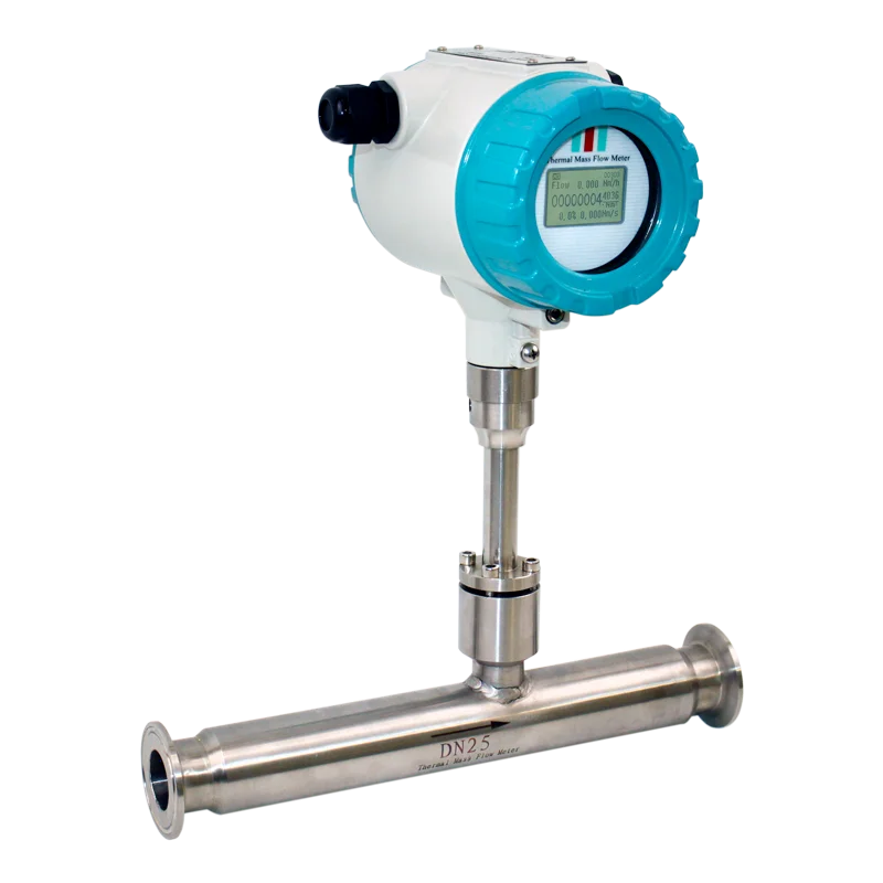 Insertion Type Integrated Thermal Gas Mass Flow Meter Natural Gas Flow Meter