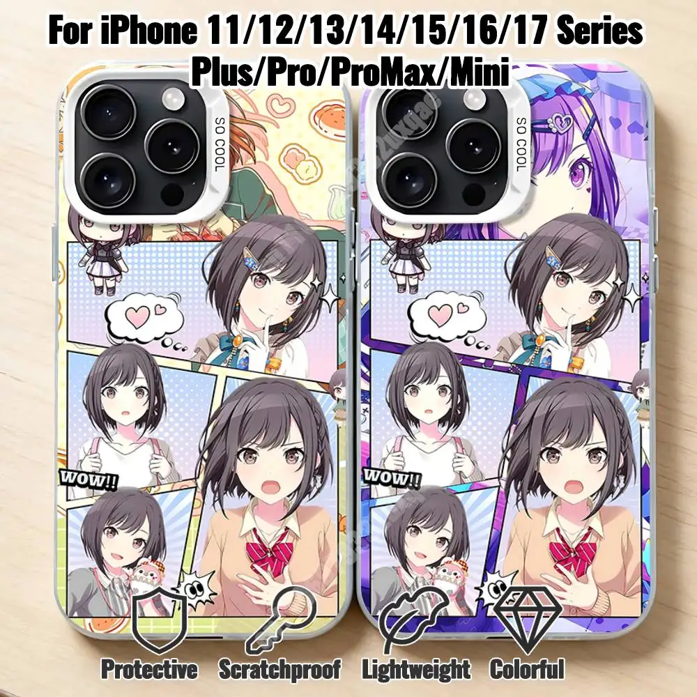 Funda para Teléfono Shinonome Ena P-Project Sekai para iPhone 17 16 15 14 13 12 11 Pro Plus Max Mini X XS Air, Diseño Elegante