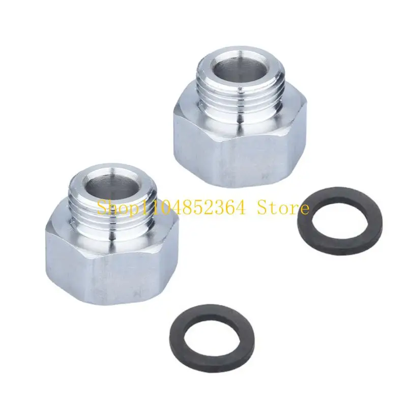 

652f 2pcs из нержавеющей стали G1/2 женского на G3/8 мужской адаптер.