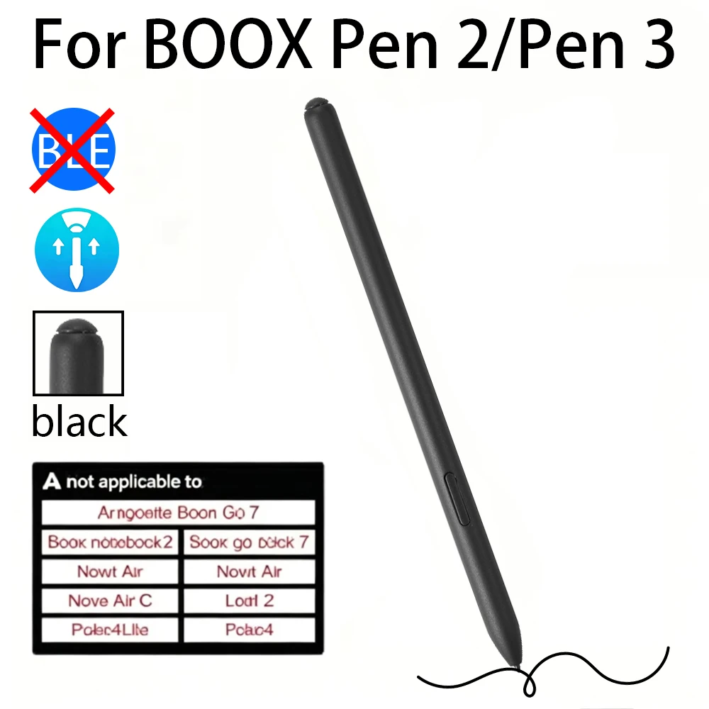 Lápiz Stylus 2 para BOOX Pen2/Pen 3, Compatible con BOOX Tablet Go 10.3 EPaper/Tablet Note Air 3 C E Link Touch Pen