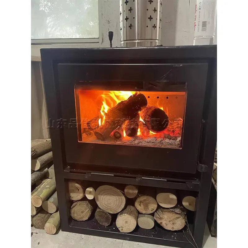 حريق حقيقي حرق الخشب التدفئة حرق الخشب الموقد غرفة المعيشة مدفأة الحديد الزهر المواقد حرق الأخشاب