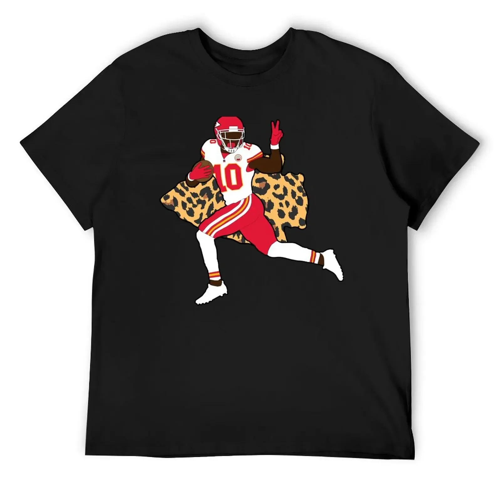 Tyreek Hill #10 Cheetah T-Shirt oversized t shirt plus size tops vintage t shirts blacks mens cotton t shirts