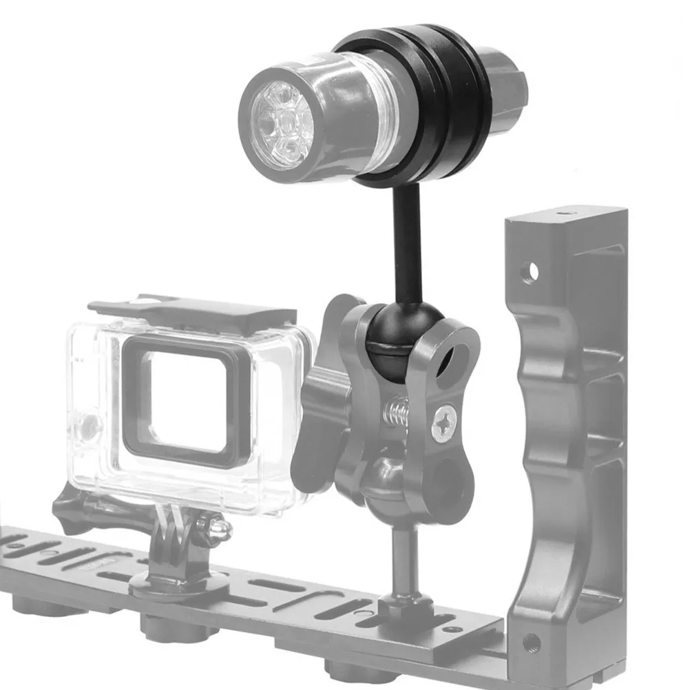 

Кронштейн для подводного светильника с шаровой головкой и зажимом для фонаря для дайвинга, обеспечивающий стабильность освещения при фотосъемке