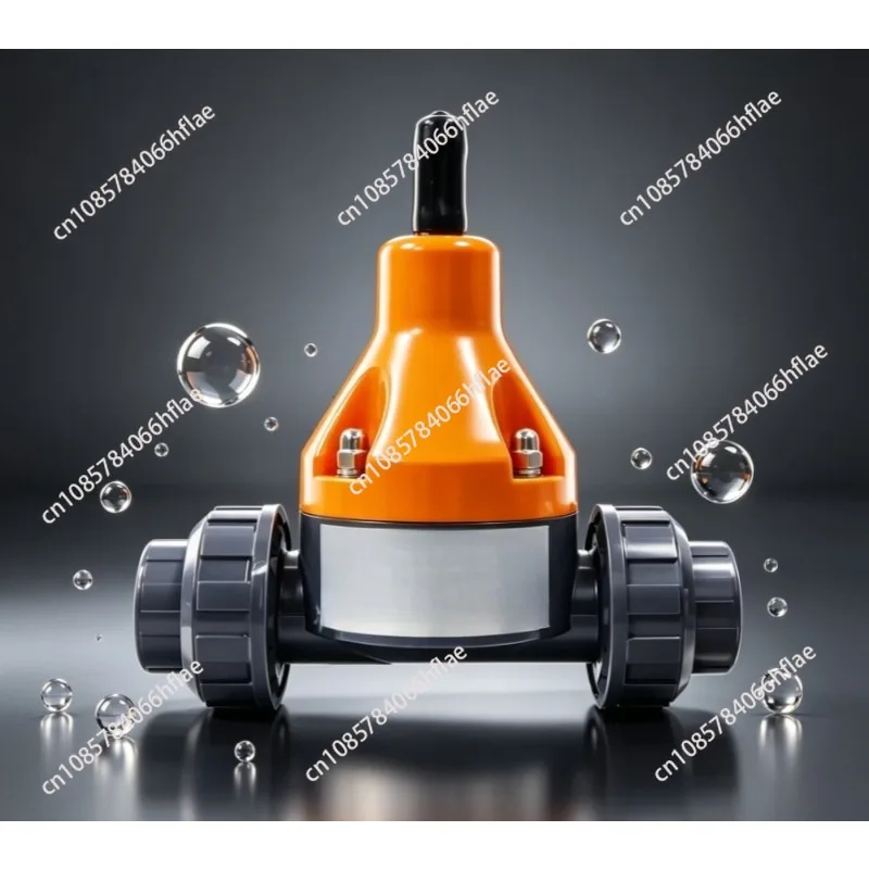DN15 DN20 DN25 UPVC Diaphragm Back Pressure Relief Safety Valve, Corrosion Resistant for Chemical Metering Pump