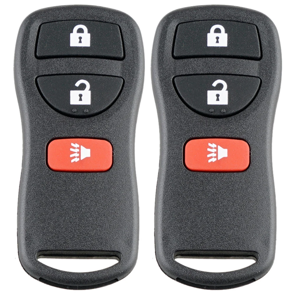 2pcs 3 Buttons Car Remote Key Shell Fob Case Cover Fit for Nissan Murano Infiniti Armada Pathfinder 315Mhz KBRASTU15 CWTWB1U733