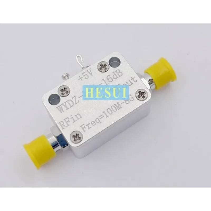LNA RF broadband amplifier 100M-8G flatness is good P1dB=15dBm G=16dB