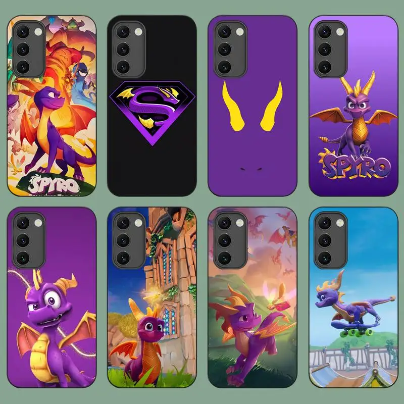 Game Dragon Spyro Phone Case For Samsung Galaxy S20 S21  S22 S23 Fe Lite Plus Ultra Note Shell