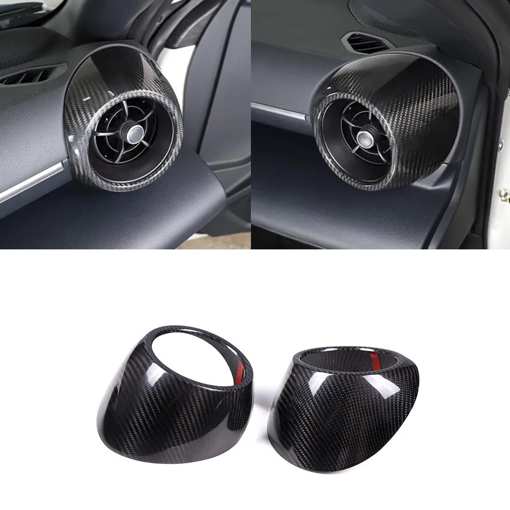 

Real Carbon Fiber Air Conditioning Vent Trim Dashboard Air Conditioner Vent Cover for Toyota GR86 For Subaru BRZ 2021up