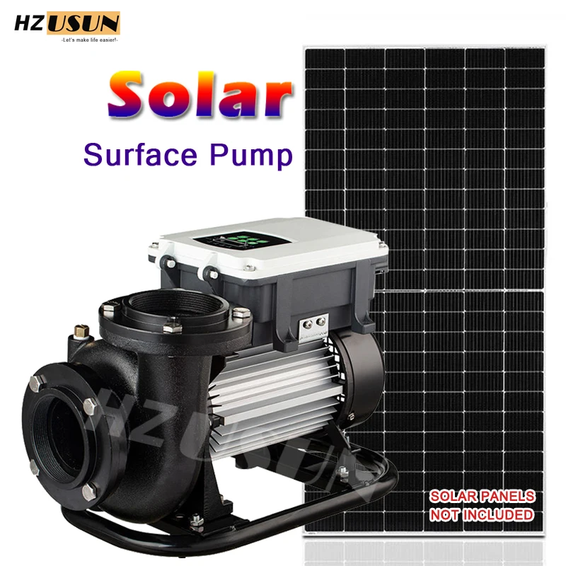 

2HP 150V DC Solar Powered Off Grid Water Transfer Pump Farming Irrigation 30000LPH HIgh Fllow Portable Solar Booster Pump Set