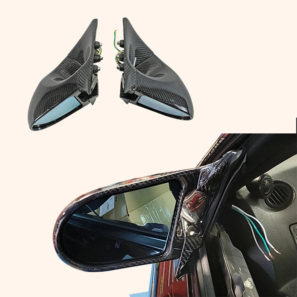 

Аэрозеркало премиум-класса FORNissan Skyline R32 GTR GTS 180SX S13 (только RHD) из углеродного волокна со стеклом