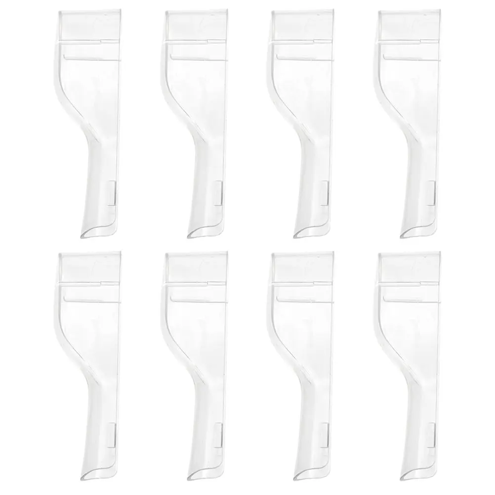 

8 Pcs Toothbrush Heads Cover Caps Electric Transparent Protective Travel Brush Heads Suitable Camping Home School Business Oral