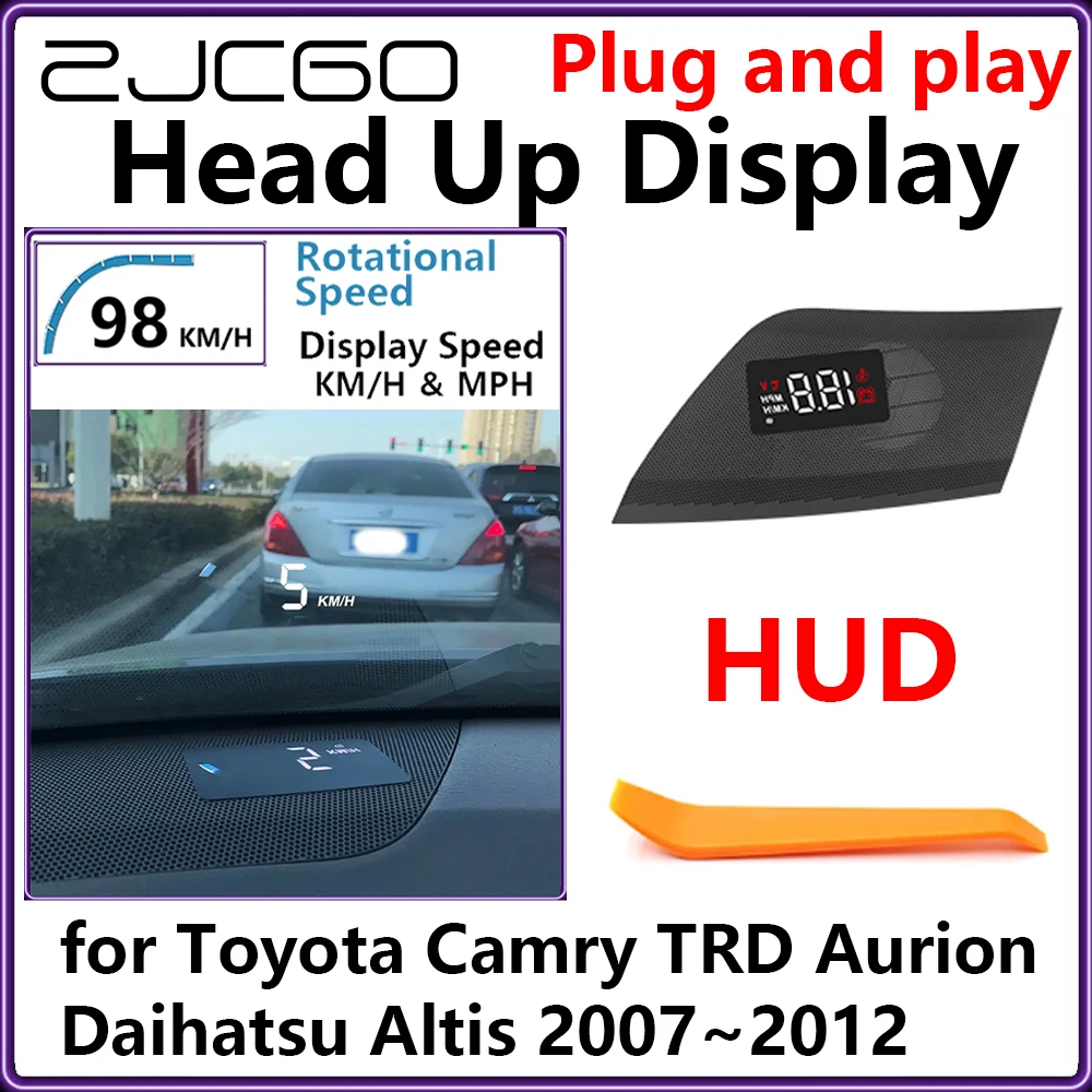 

HUD Head Up Display Car Projector Plug and Play Display Rotational Speed for Toyota Camry TRD Aurion Daihatsu Altis 2007~2012
