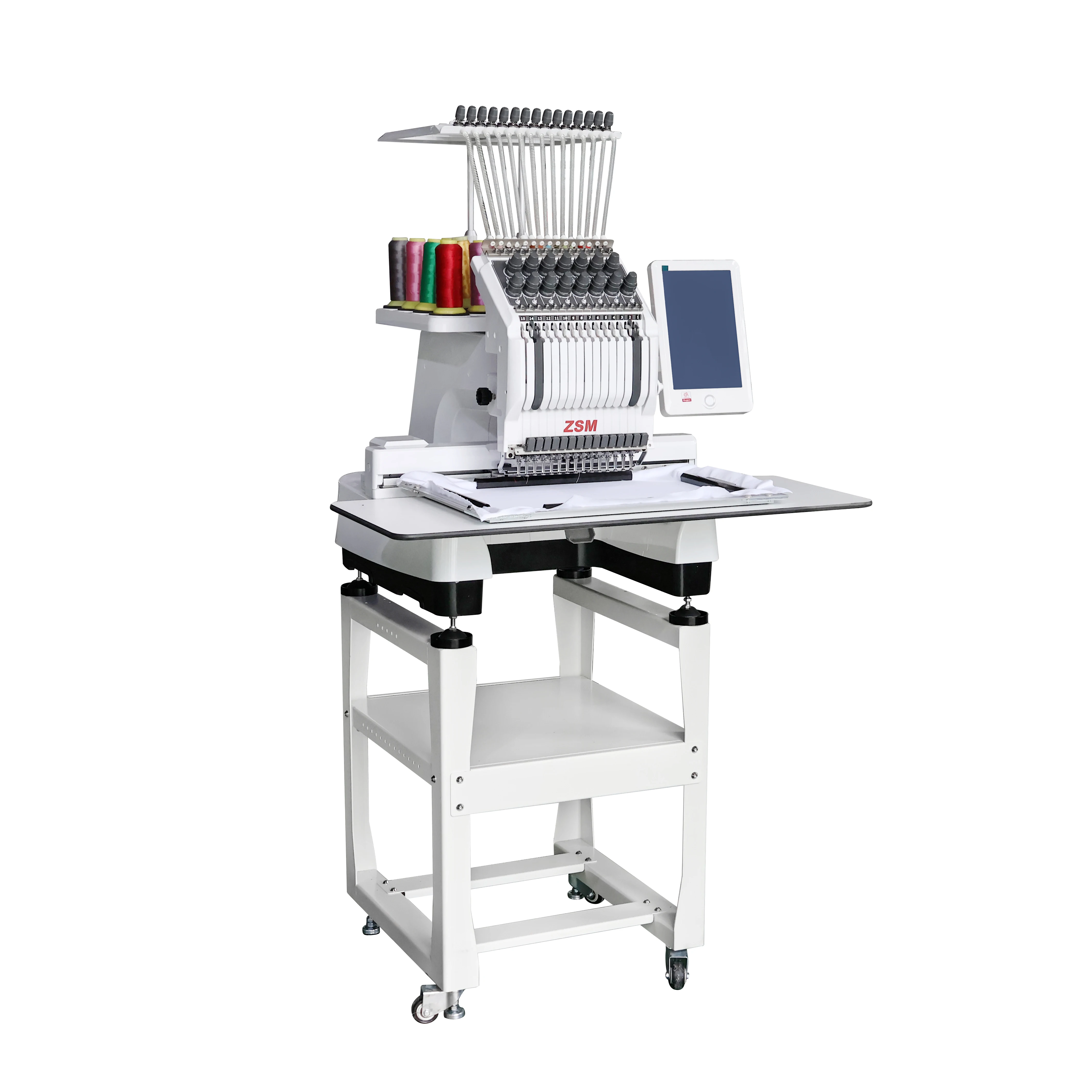 New Factory Supply Home Use Computerized Flat 1Head Embroidery Machine with Motor & Engine