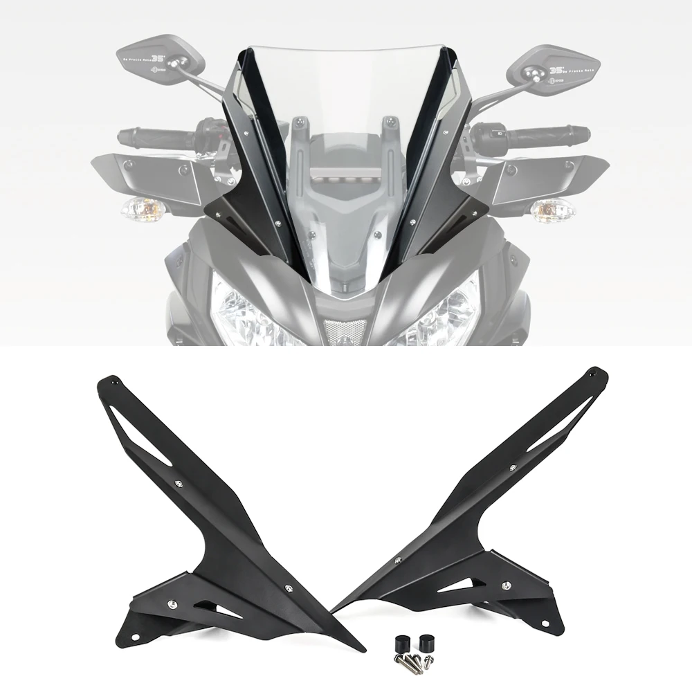 

Aluminum Windshield ​Side Kit Wind Deflectors ​Front Deflector Fairing Extension For YAMAHA MT-07 MT07 FZ07 FZ 07 TRACER Tracer