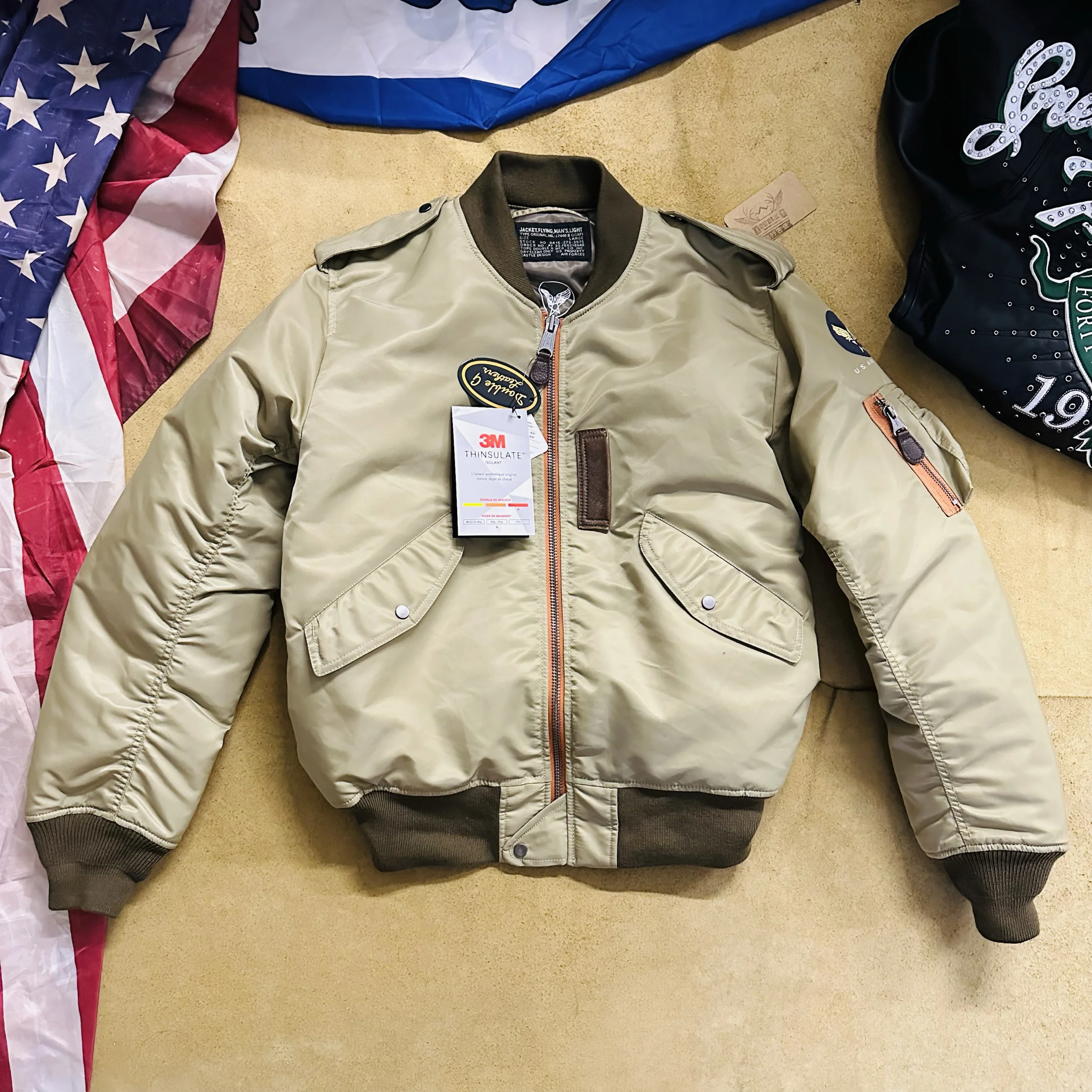 

Classic Flight Jaet L2B Color Blo Cotton Filled Anti-Static Telfon with Genuine Leather Warm Faionable Urban Sle