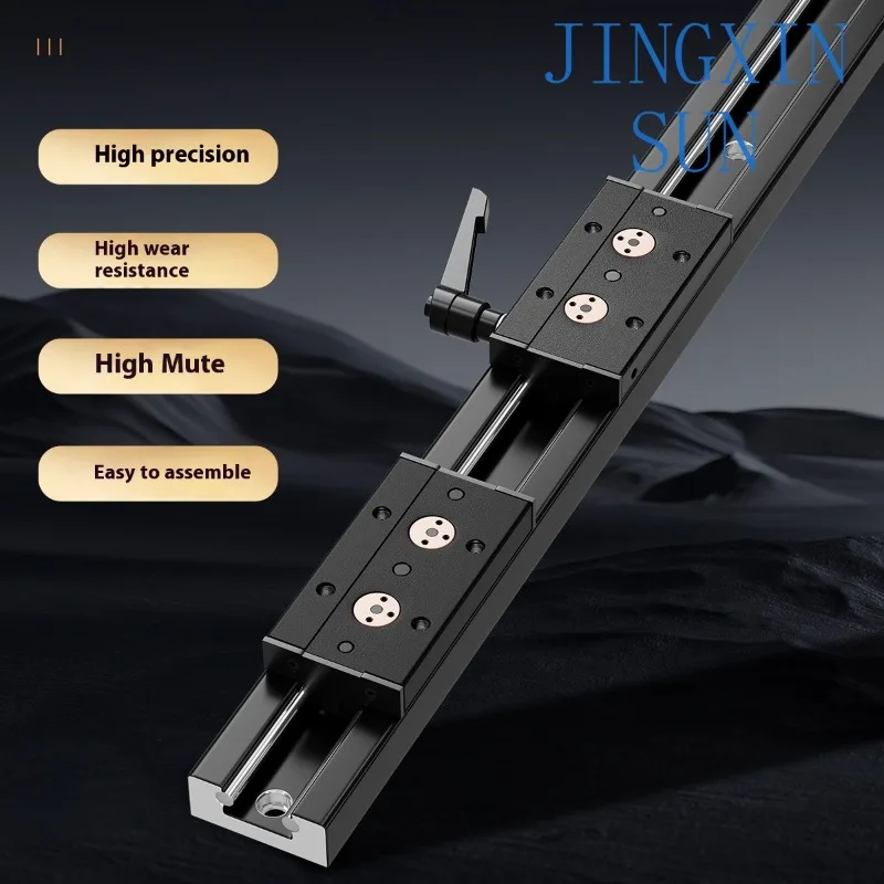 Built-in dual-axis center SGR15-35 high-speed optical axis slider linear guide locking slider for photographic numerical