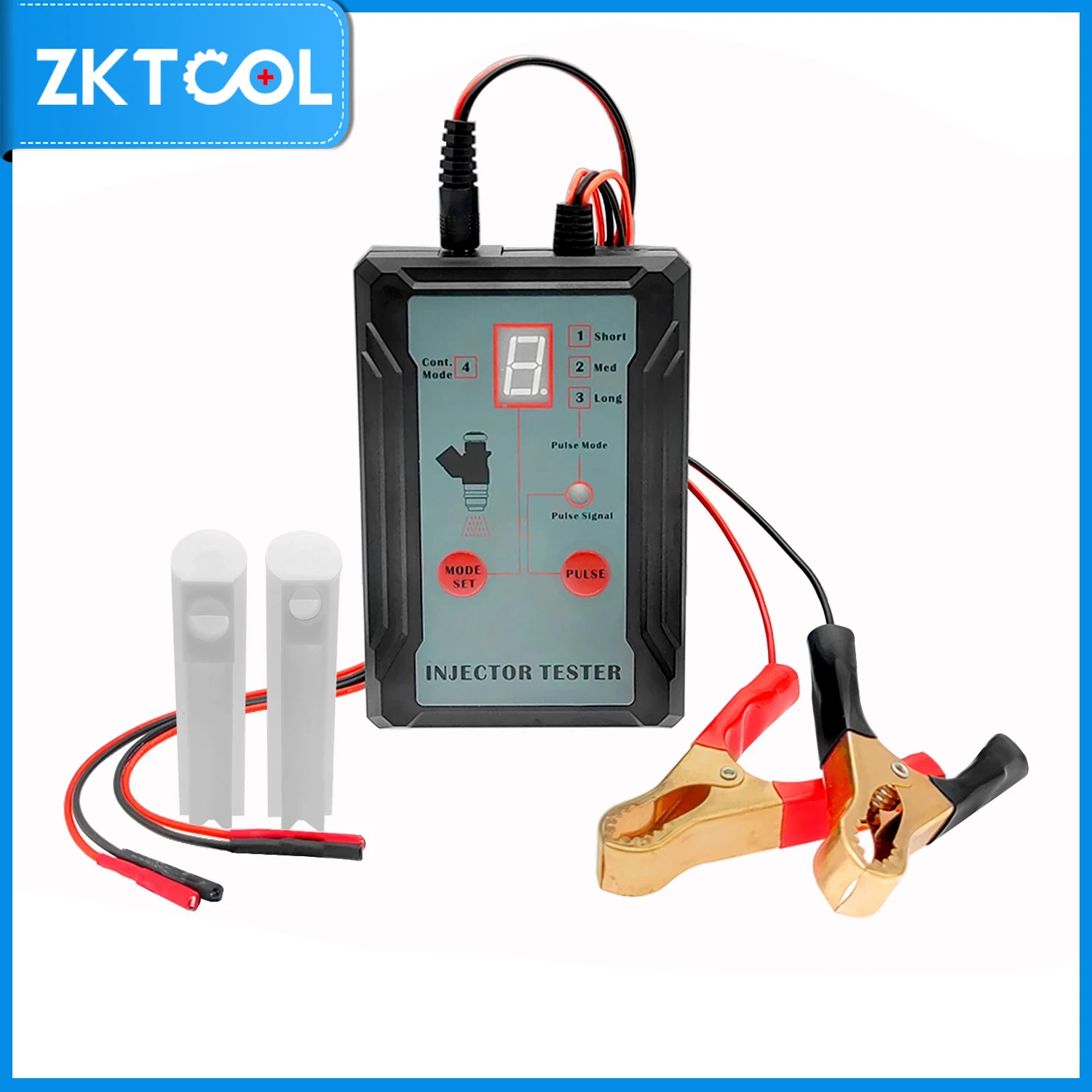 Upgraded Fuel Injector Tester & DIY Cleaning Tool - Test Two Injectors Simultaneously 8 Pulse Power Drive Modefuel injector test