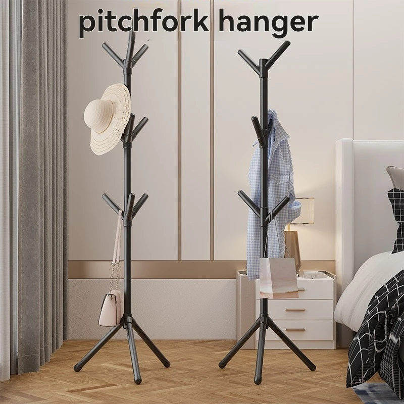 بسيطة وخفيفة فاخرة الطابق الدائمة معطف الرف الحديد المطاوع معطف الرف غرفة نوم العمودي رف الملابس الإبداعية بهو الملابس Rac