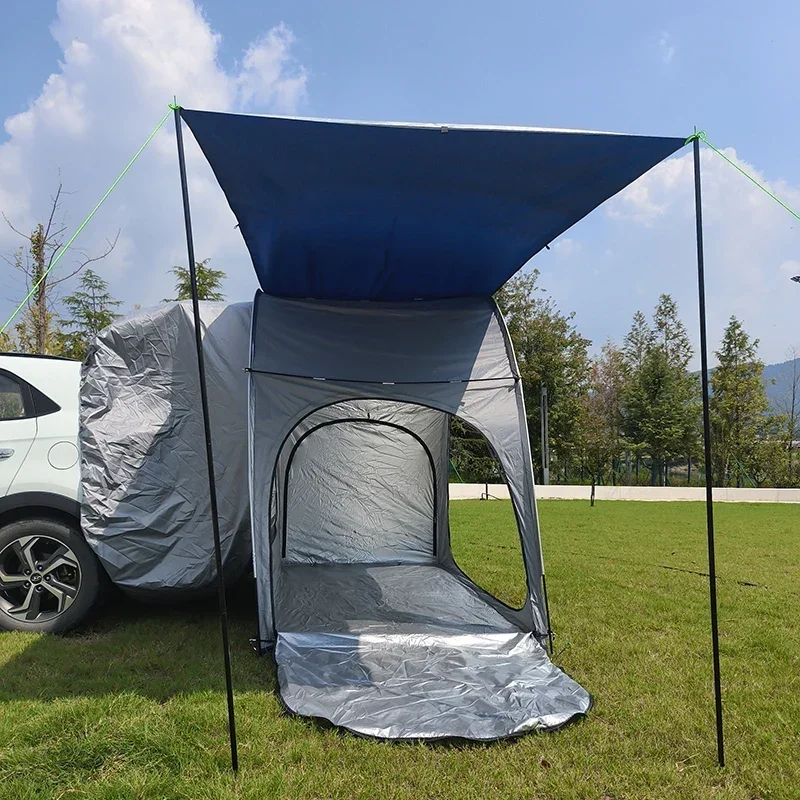 SUV Car Tail Tent Multifunctional Outdoor Camping Tent Car Connected Multi Purpose Auto Rear Tent For Outdoor Camping Equipment