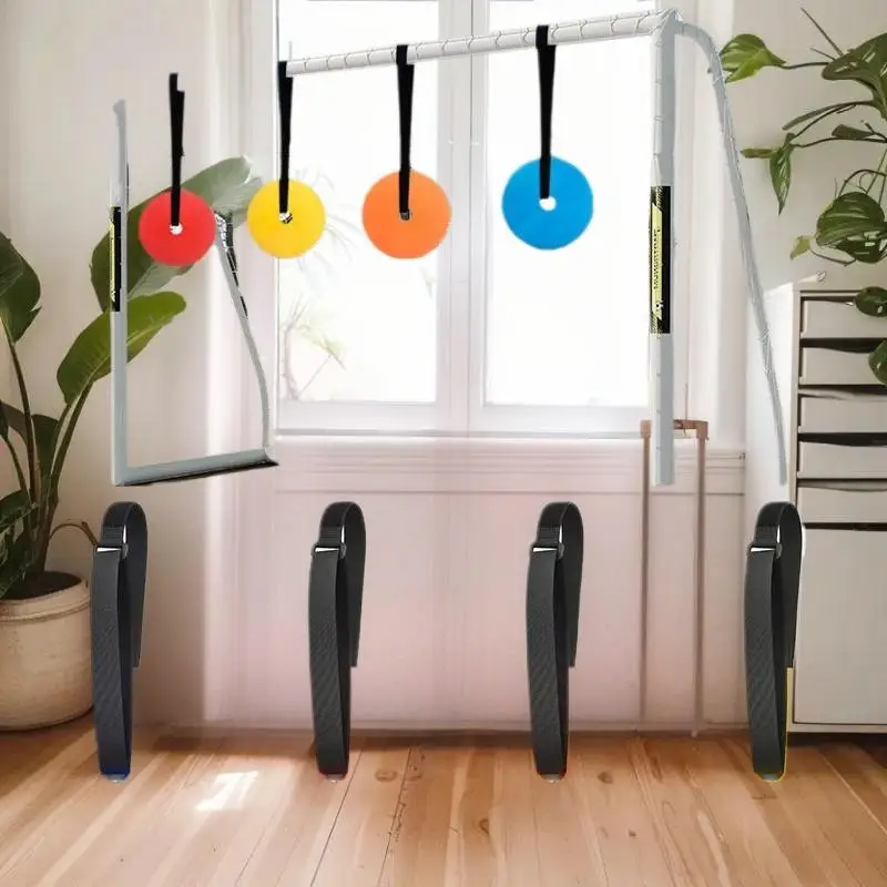 Entrenador portátil con correa ajustable para porterías de fútbol; Ideal para adolescentes y jóvenes deportistas.